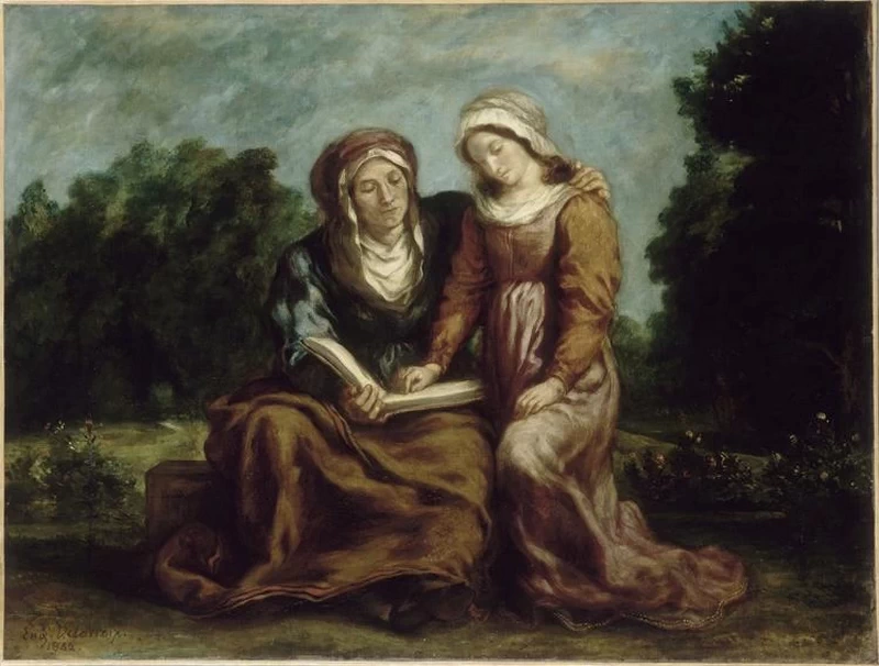 L'educazione della Vergine - Museo Delacroix